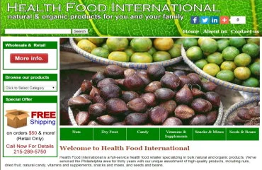 health food grocery store website