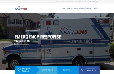 ambulance website development