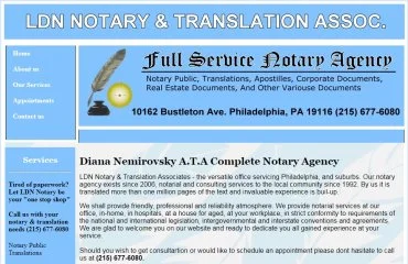 web design for notary services