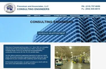 Website Design for mechanical and consulting engineers